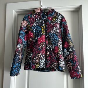 Adidas Floral Patterned Puffer Jacket